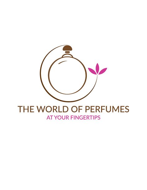 unique creative perfume logo design